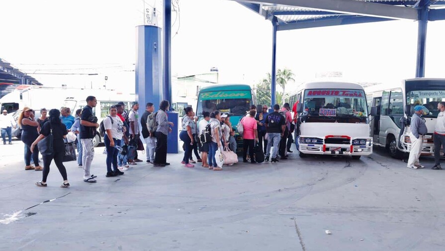 Aumenta el flujo de personas hacia el interior del pa&iacute;s por Semana Santa