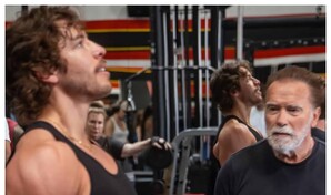 Arnold Schwarzenegger tuvo un hijo con su empleada, y ahora es el único que sigue su paso