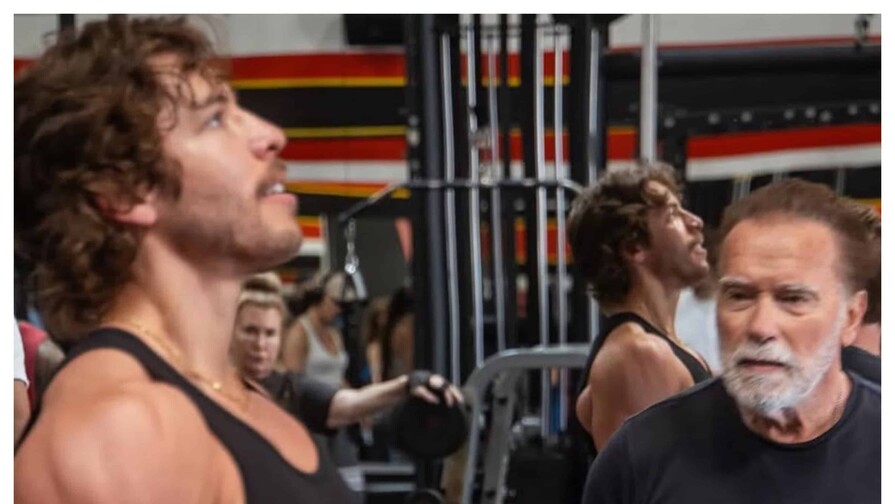 Arnold Schwarzenegger tuvo un hijo con su empleada, y ahora es el único que sigue su paso