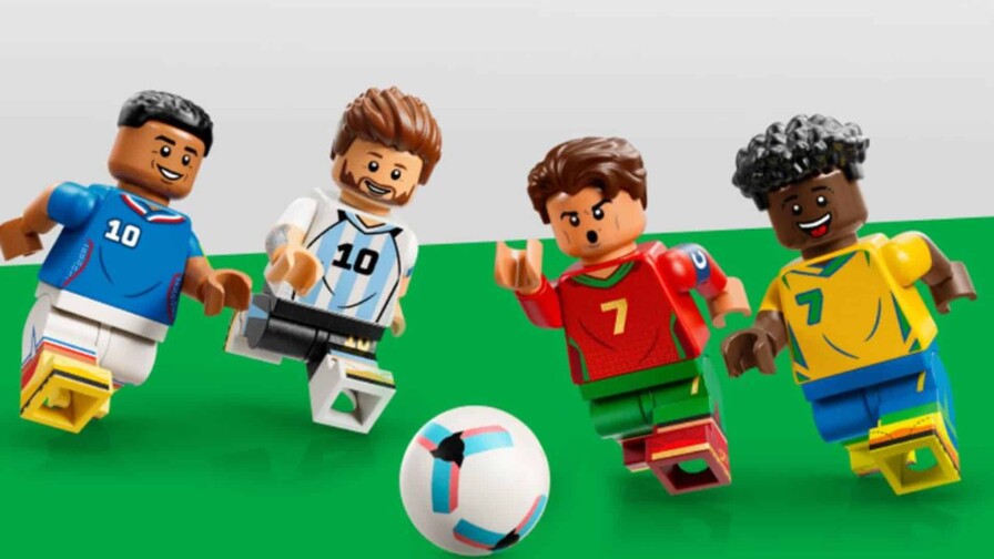 LEGO lanza colecci&oacute;n inspirada en Cristiano, Messi, Mbapp&eacute; y Vin&iacute;cius rumbo al Mundial 2026