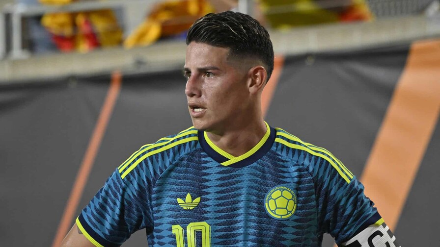 El colombiano James Rodríguez, hospitalizado en EEUU por deshidratación severa