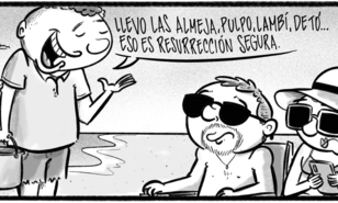 Caricatura de Noticiero Poteleche 4 abril 2026