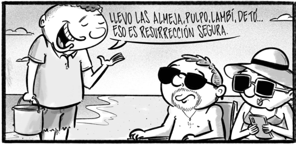 Caricatura de Noticiero Poteleche 4 abril 2026