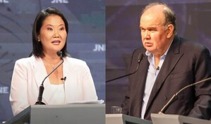 Keiko Fujimori y Rafael López Aliaga siguen primeros en intención de voto en Perú