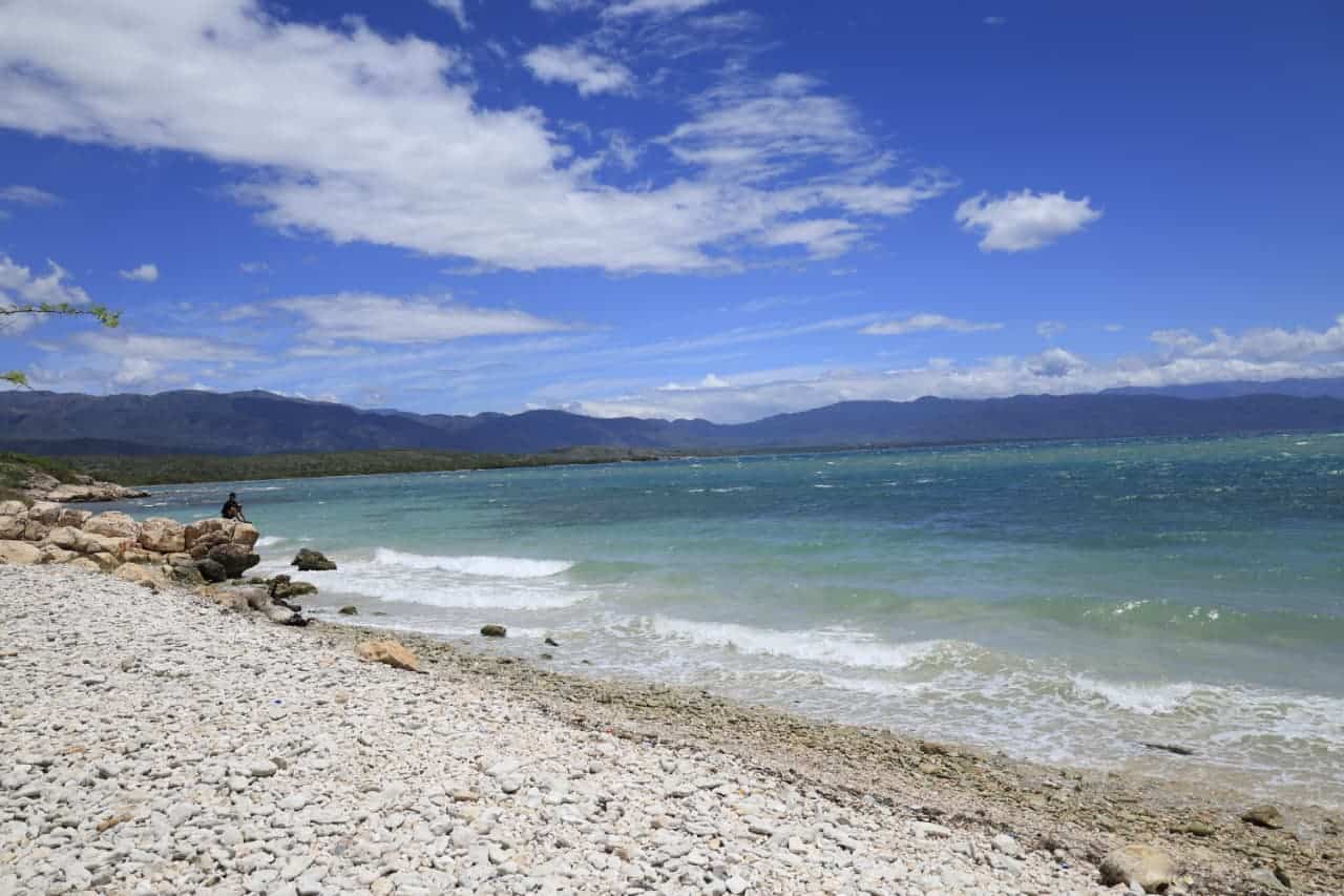 Vista de la playa Monte Rìo en Azua.