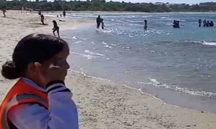 Rescatan a ni&ntilde;o en playa de Puerto Plata durante operativo de Semana Santa