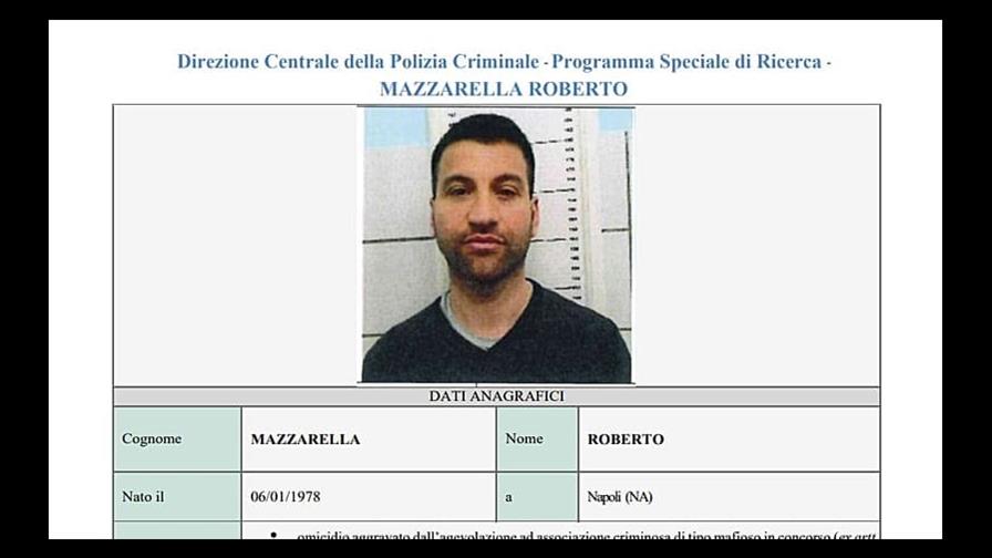 Detenido el capo mafioso Roberto Mazzarella, uno de los fugitivos más peligrosos de Italia Detenido el capo mafioso Roberto Mazzarella, uno de los fugitivos más peligrosos de Italia
