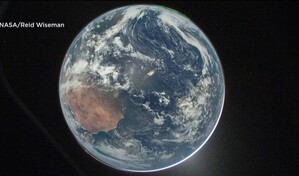 La NASA divulga una foto de la Tierra tomada por un astronauta de la misi&oacute;n Artemis II