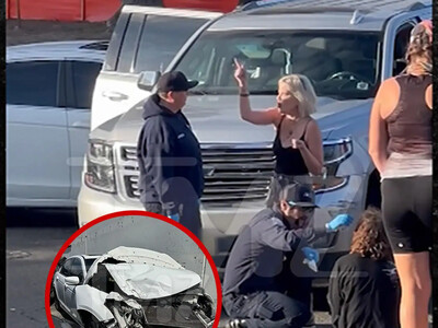 Tori Spelling sufre un accidente de auto cuando viajaba con 7 niños