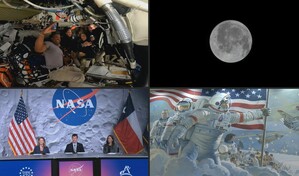 Astronautas de Artemis vislumbran el "Gran Ca&ntilde;&oacute;n" de la Luna