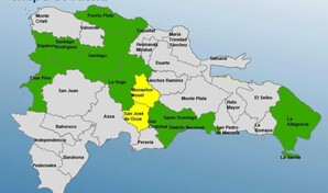 COE mantiene en alerta al Distrito Nacional y 11 provincias por vaguada