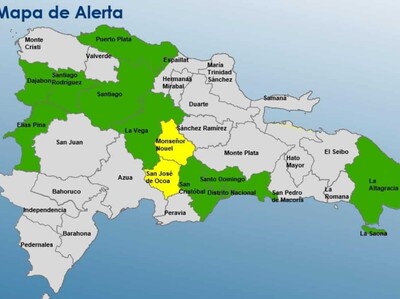 Clima en RD: Distrito Nacional y 11 provincias en alerta por vaguada