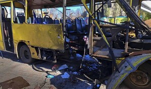 Tres muertos en ataque ruso con dron contra un minib&uacute;s en la ciudad ucraniana de Nikopol