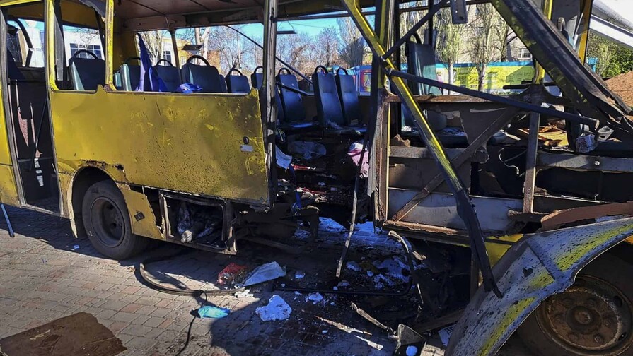 Tres muertos en ataque ruso con dron contra un minib&uacute;s en la ciudad ucraniana de Nikopol