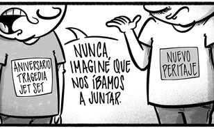 Caricatura de Noticiero Poteleche 7 abril 2026