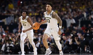 Yaxel Lendeborg se sobrepone al dolor y gu&iacute;a a Michigan al t&iacute;tulo de la NCAA