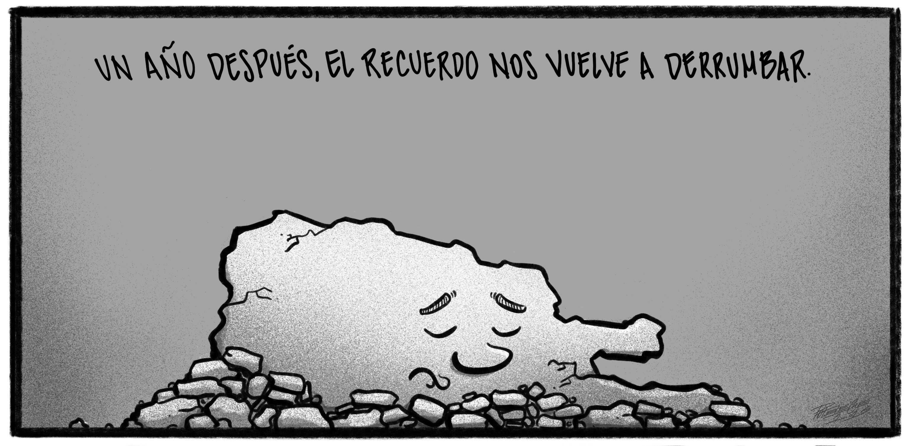 Caricatura de Noticiero Poteleche 8 abril 2026