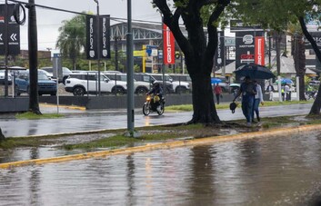 Vaguada continuará generando aguaceros este lunes en varias provincias
