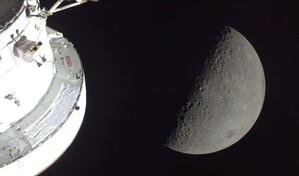 La NASA comparte im&aacute;genes capturadas por Artemis II en la cara oculta de la Luna