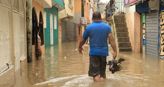 Lluvias extremas dejan hasta 314 mil&iacute;metros en el Gran Santo Domingo