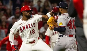 Reynaldo L&oacute;pez y Jorge Soler son suspendidos al iniciar trifulca en el diamante