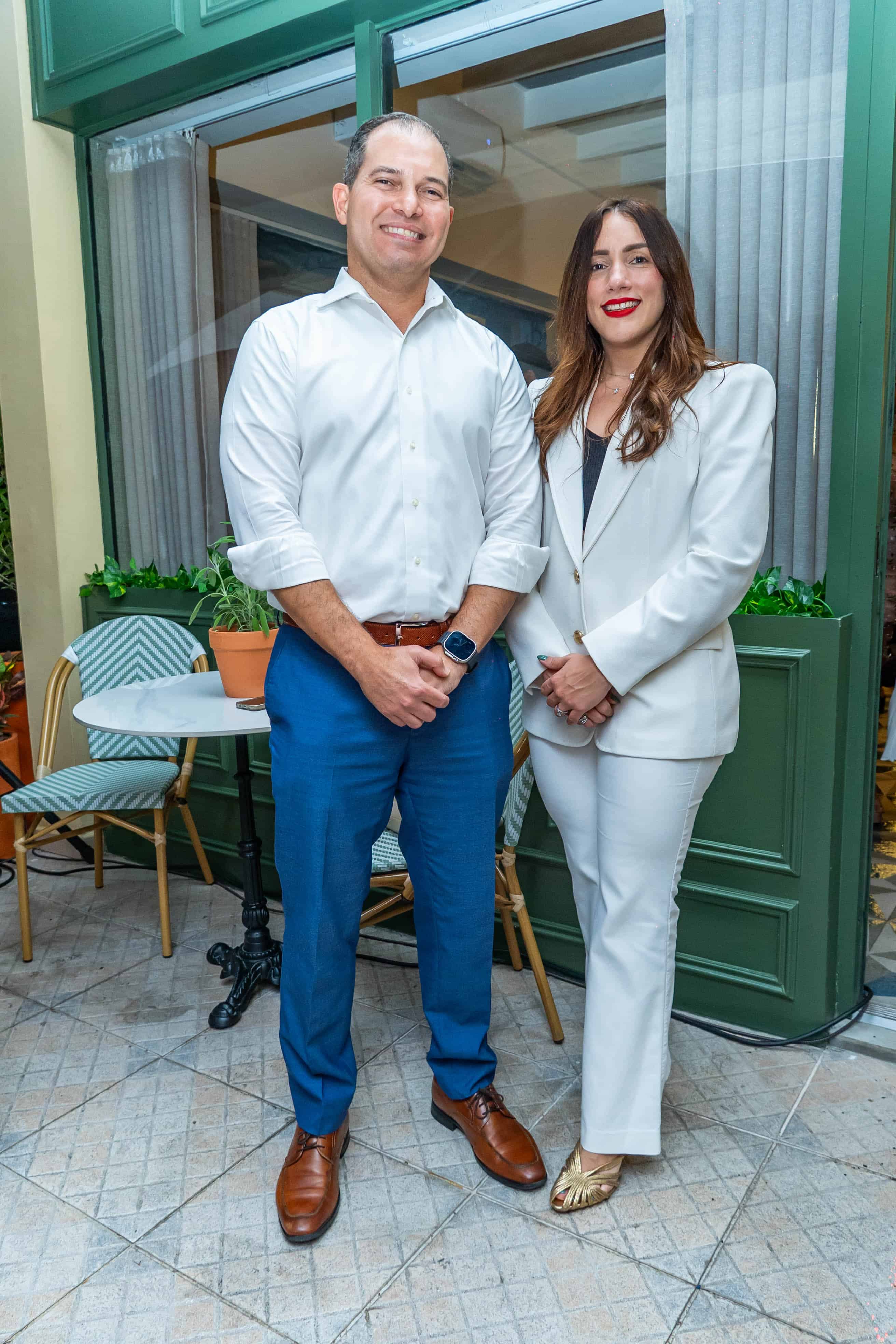 Jos&eacute; Leyba y Paola Pimentel de Leyba.