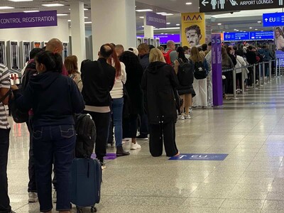 Aerolíneas europeas denuncian fallas en nuevo control de fronteras