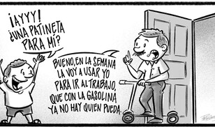 Caricatura de Noticiero Poteleche 11 abril 2026