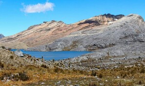 Glaciar Cerros de la Plaza, en el centro de Colombia, desaparece por el cambio clim&aacute;tico