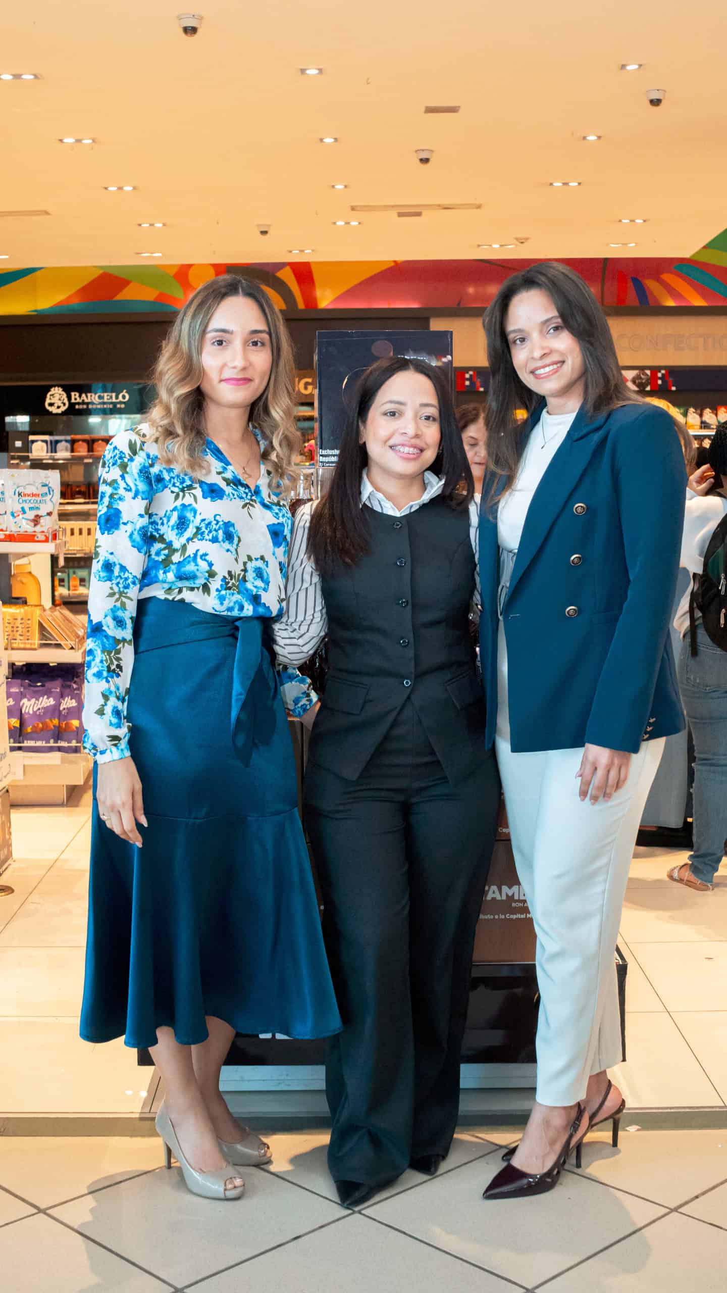 Evelin Rodríguez, Carol Pimentel y Kiool Mercedes.