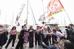 La flotilla solidaria con Gaza ultima los preparativos para salir mañana desde Barcelona