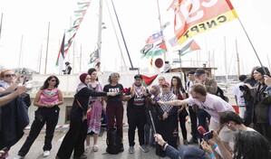 La flotilla solidaria con Gaza ultima los preparativos para salir ma&ntilde;ana desde Barcelona