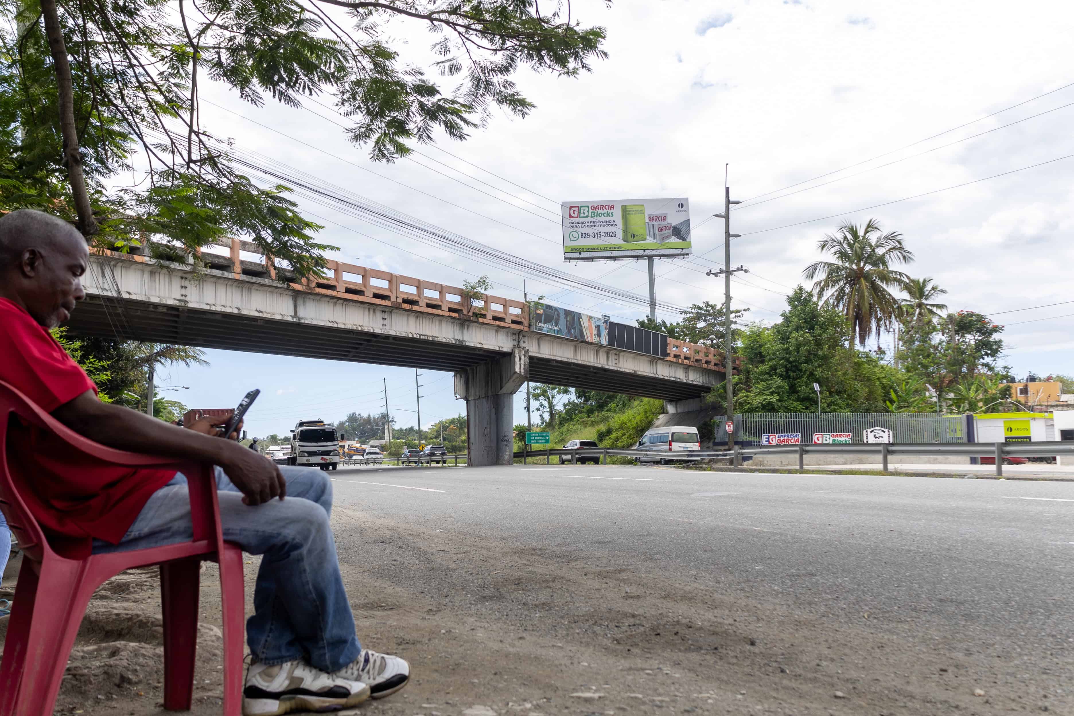 Tramo pr&oacute;ximo al cruce de Cambita.