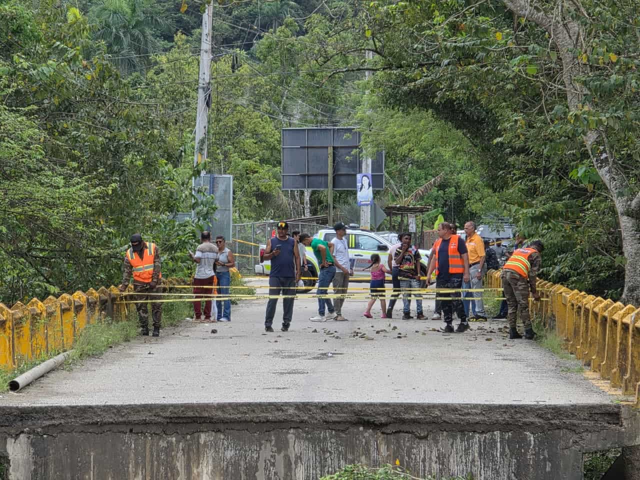 El colapso del puente ha dificultado la comunicación terrestre entre Puerto Plata y Santiago.&nbsp;