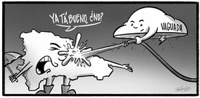 Caricatura de Noticiero Poteleche 13 abril 2026