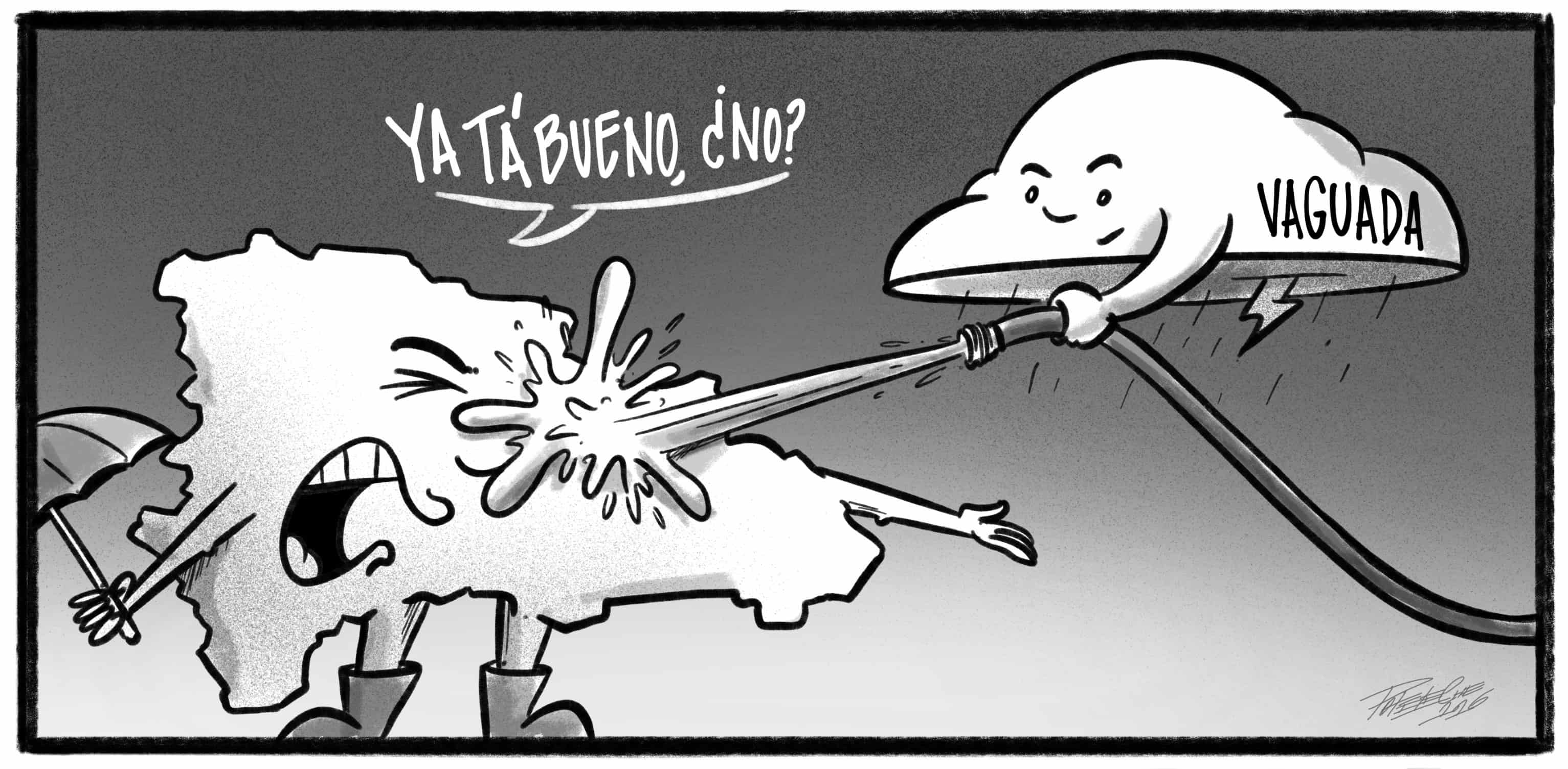 Caricatura de Noticiero Poteleche 13 abril 2026