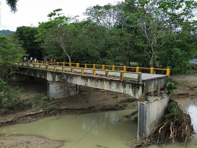 Gobierno anuncia reconstrucción de puente en Montellano
