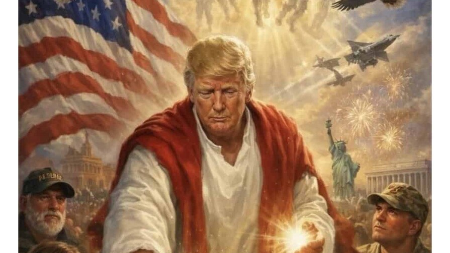 Trump borra imagen de IA donde aparece como Jesucristo