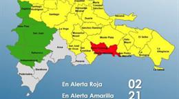 El Gran Santo Domingo est&aacute; en alerta roja por las lluvias