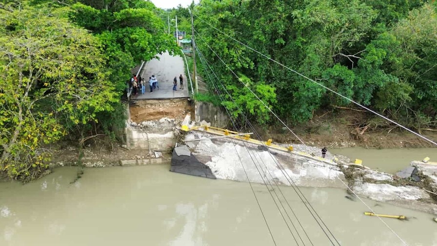 Lluvias causan dos muertes en Villa Altagracia mientras en el Cibao combaten los efectos