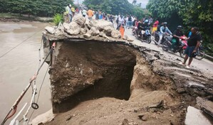 El tr&aacute;nsito hacia la costa Norte queda interrumpido por Espaillat debido al deterioro de un puente
