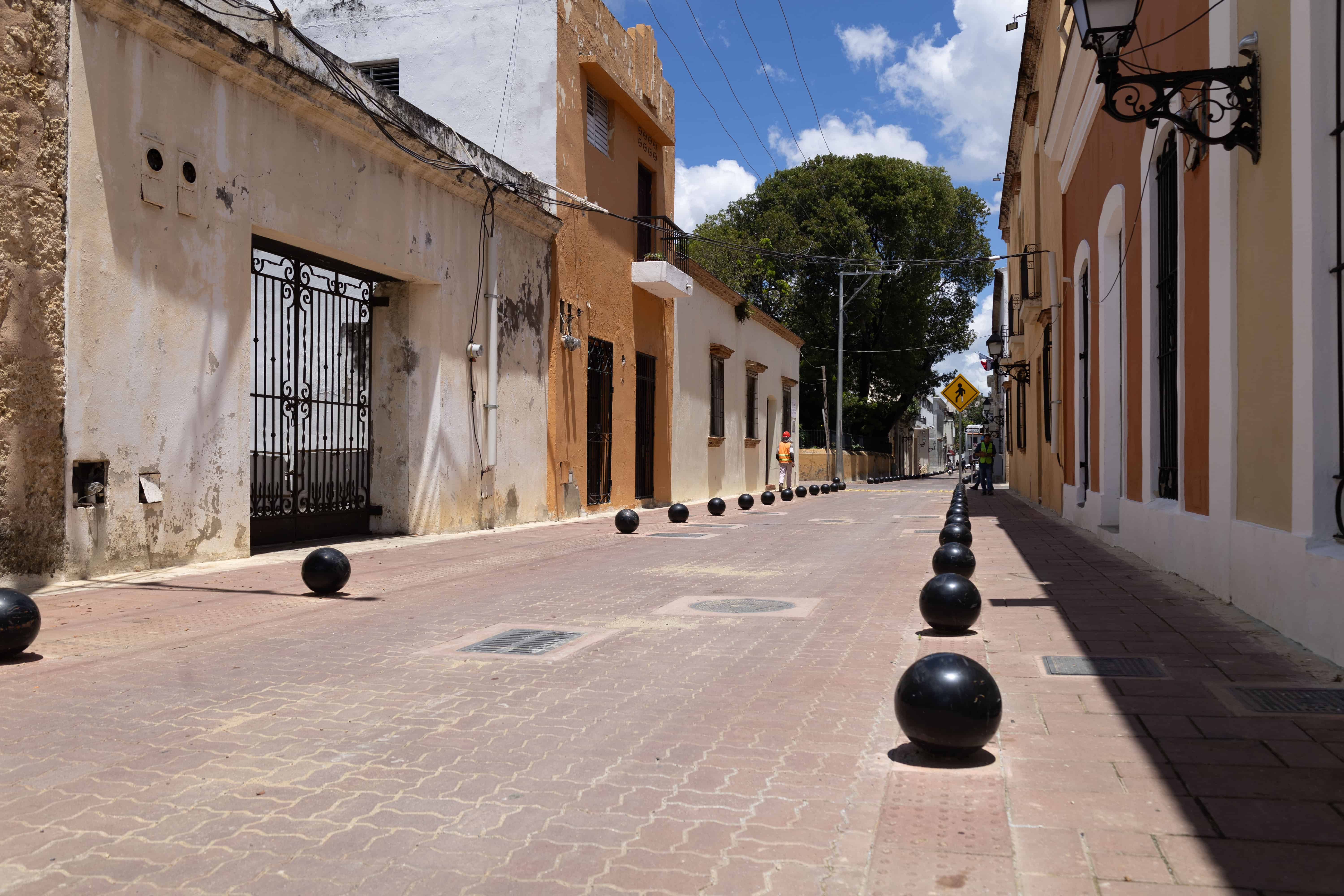 Una de las calles terminadas.