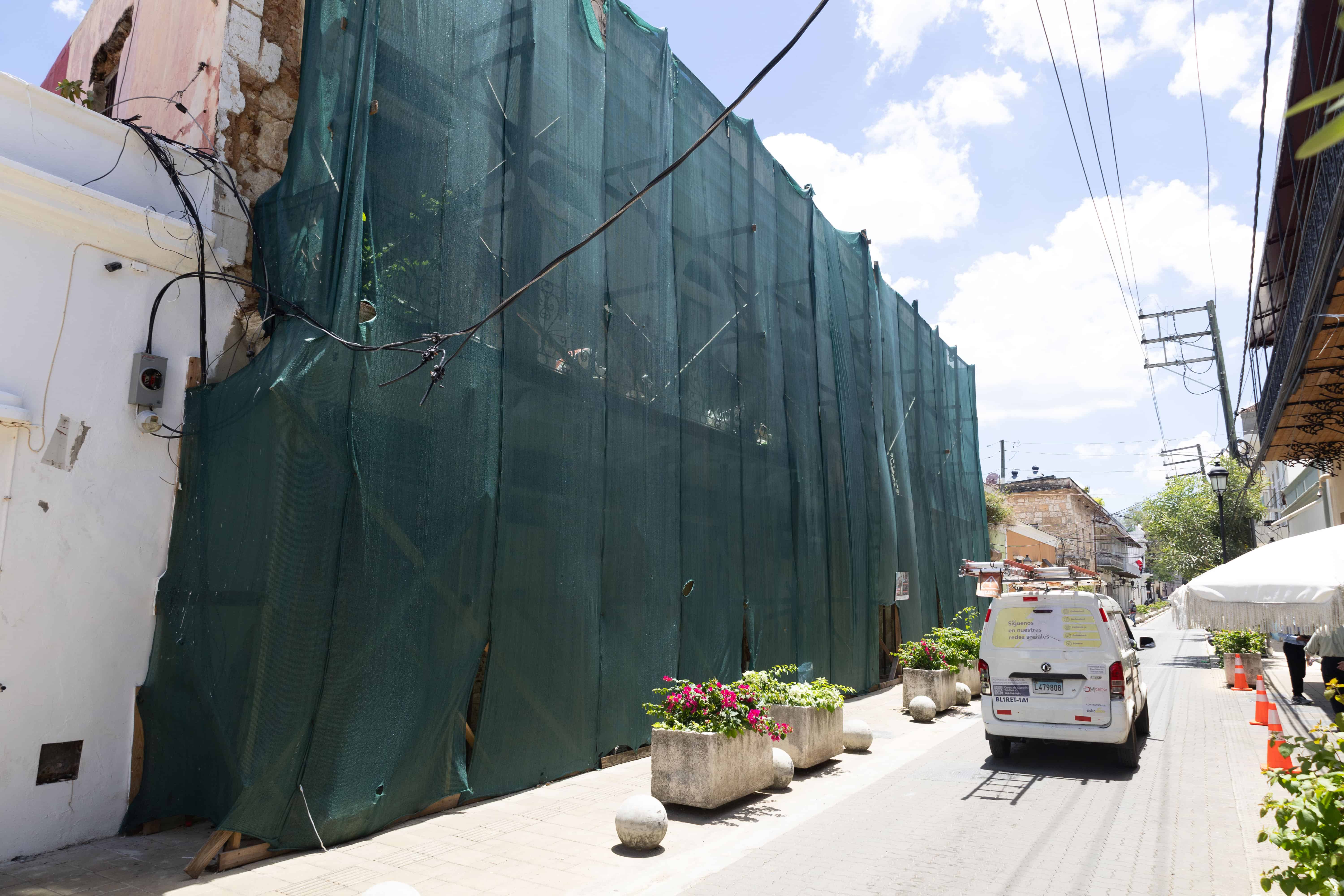 Fachada intervenida.