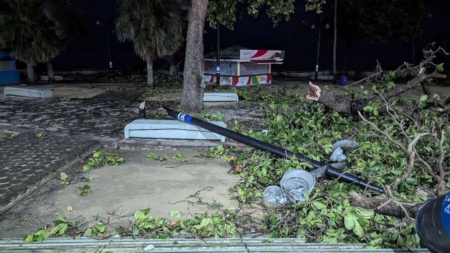 &iquest;A qu&eacute; se debieron las r&aacute;fagas de viento iguales a las de un hurac&aacute;n en el Malec&oacute;n de Santo Domingo?