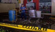 Malec&oacute;n Center aclara que elemento que cay&oacute; de edificio por lluvias no afect&oacute; su estructura