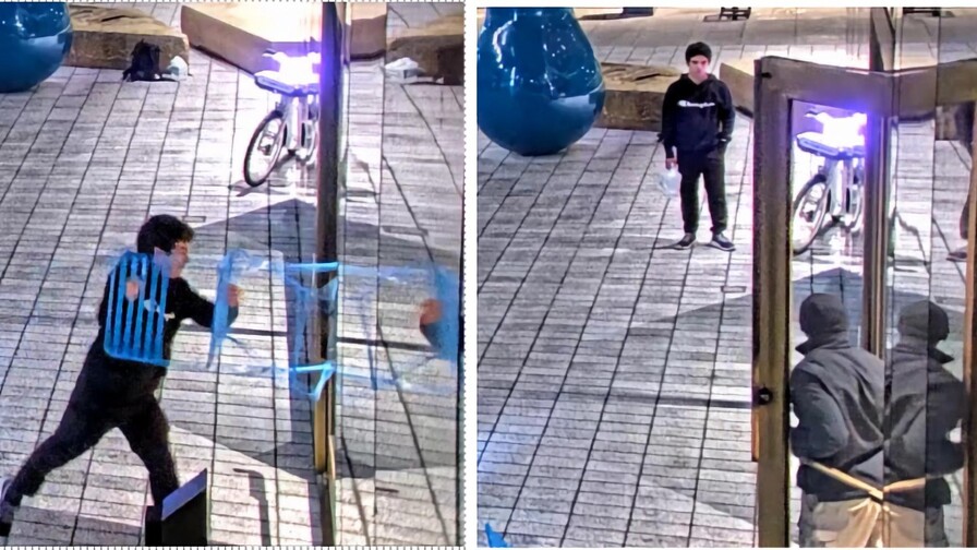 El sospechoso de lanzar bomba molotov contra la casa de Sam Altman fue captado en video