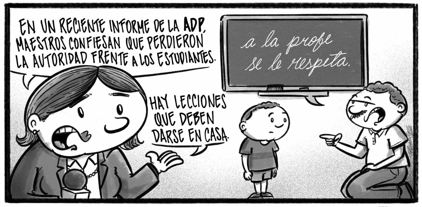 Caricatura de Noticiero Poteleche 15 abril 2026