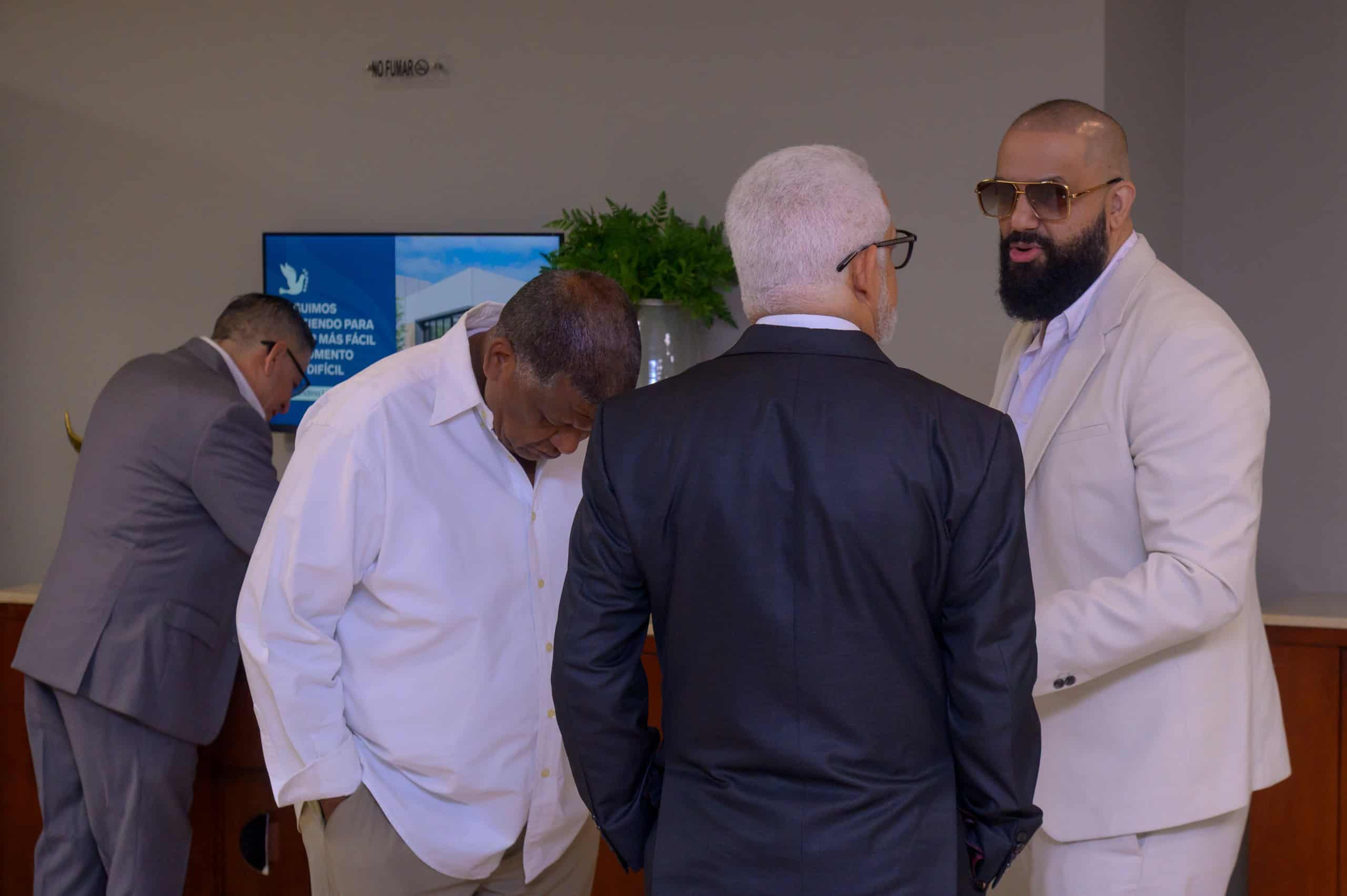 Ambiente de pesar en la funeraria.