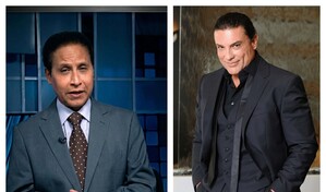 El d&iacute;a que Osvaldo R&iacute;os le regal&oacute; su corbata a Carlos Batista Matos en plena entrevista