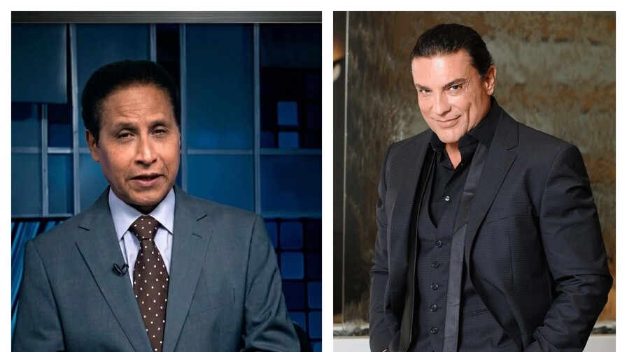 El d&iacute;a que Osvaldo R&iacute;os le regal&oacute; su corbata a Carlos Batista Matos en plena entrevista